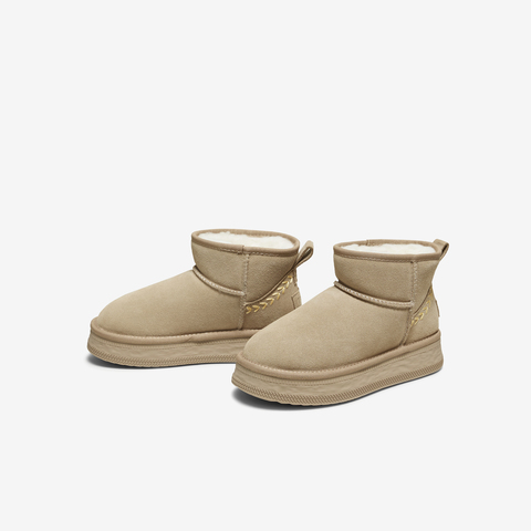 TATA/他她2025冬时尚百搭女休闲雪地靴新款CWX01DD5