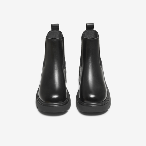 TATA/他她2025冬时尚切尔西靴女通勤显瘦新款CHS01DD5