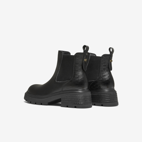 TATA/他她2025冬时尚切尔西靴女通勤显瘦新款CHS01DD5