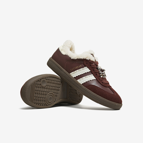 TATA/他她2025冬商场同款舒适德训鞋女百搭休闲运动鞋新款CK802DM5