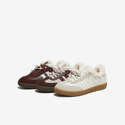 TATA/他她2025冬商场同款舒适德训鞋女百搭休闲运动鞋新款CK802DM5