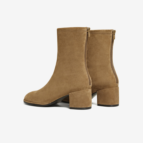 TATA/他她2025冬百搭通勤时装靴女休闲短靴新款7JX60DZ5