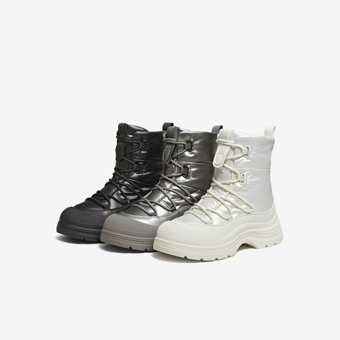 TATA/他她2025冬商场同款百搭时尚简约女雪地靴新款CKT01DD5