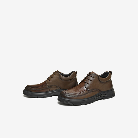 TATA/他她2025冬经典百搭休闲皮鞋男鞋PGW01DD5