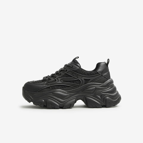 TATA/他她2025春百搭厚底时尚休闲鞋老爹鞋新款WOG04AM5