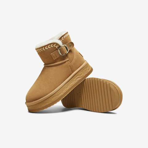 TATA/他她2025冬商场同款时尚百搭女休闲雪地靴新款CWX03DD5