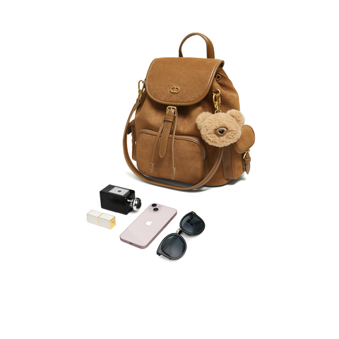 TATA/他她2025冬商场同款简约双肩包女休闲质感复古背包新款X3527DX5