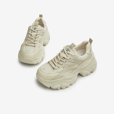 TATA/他她2025春百搭厚底时尚休闲鞋老爹鞋新款WOG04AM5