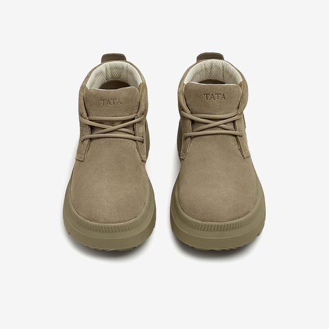 TATA/他她2025冬时尚休闲雪地靴男新款VKK01DD5