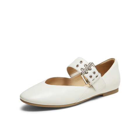 TATA/他她2025秋女浅口时尚气质玛丽珍鞋新款UUF01CQ5