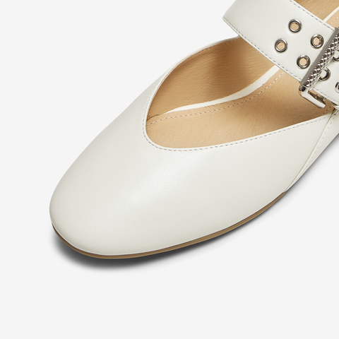 TATA/他她2025秋女浅口时尚气质玛丽珍鞋新款UUF01CQ5