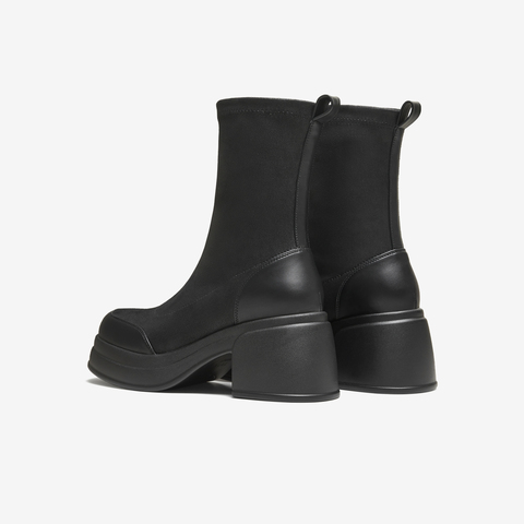 TATA/他她2025冬时尚百搭休闲短靴新款WEC04DZ5