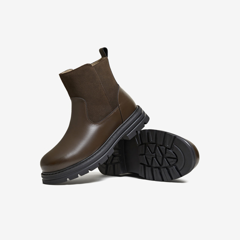 TATA/他她2025冬商场同款时尚简约百搭男士切尔西靴新款VPN01DD5