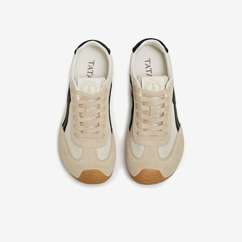 TATA/他她2025秋时尚休闲百搭女阿甘鞋新款EVN01CM5