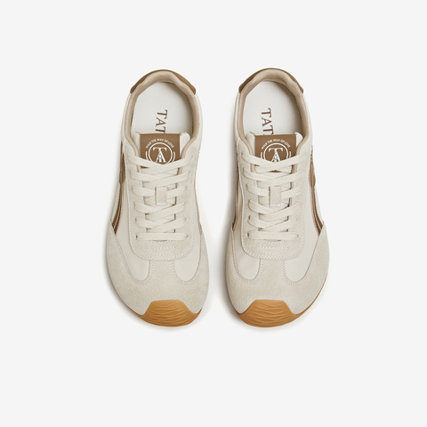 TATA/他她2025秋时尚休闲百搭女阿甘鞋新款EVN01CM5