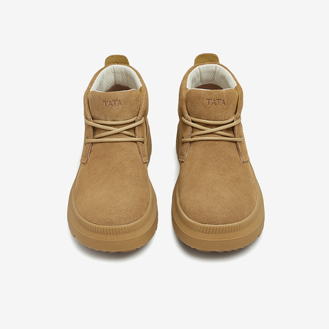 TATA/他她2025冬时尚休闲雪地靴男新款VKK01DD5