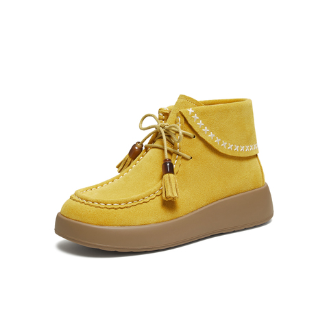 TATA/他她2025冬厚底女日常休闲勃肯鞋新款4WY01DD5