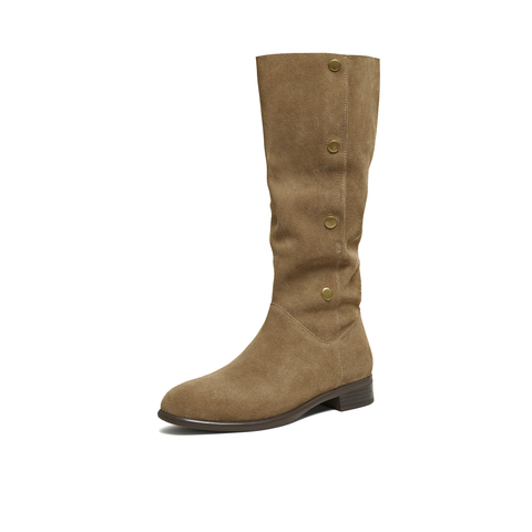 TATA/他她2025冬时尚百搭女时装长靴新款YYN01DG5