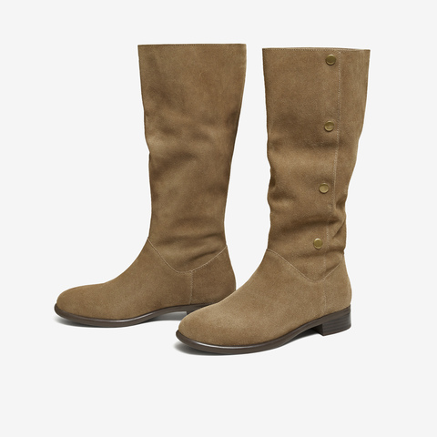 TATA/他她2025冬时尚百搭女时装长靴新款YYN01DG5