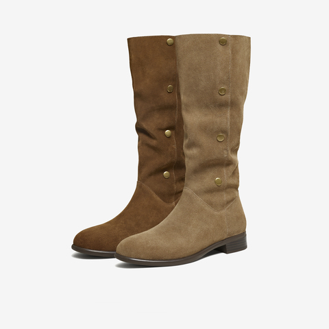 TATA/他她2025冬时尚百搭女时装长靴新款YYN01DG5