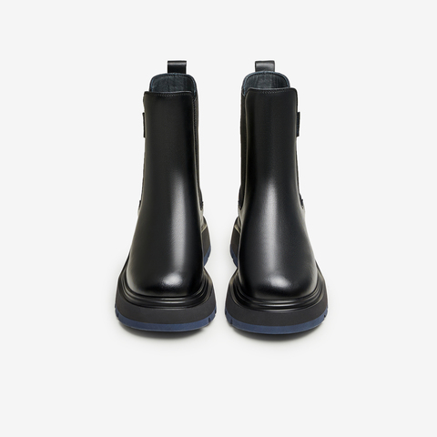 Tata/他她2025冬纯色百搭切尔西靴女新款WJZ01DZ5