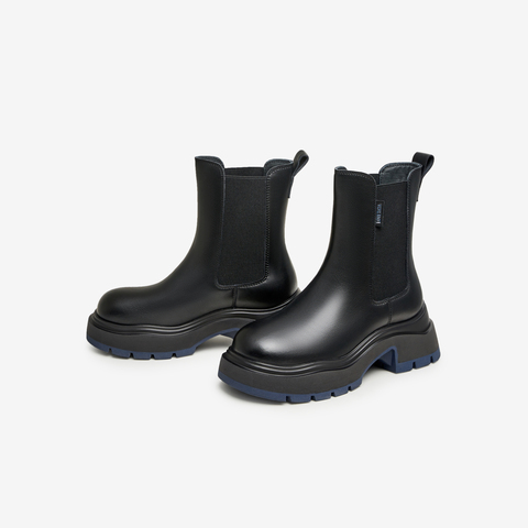 Tata/他她2025冬纯色百搭切尔西靴女新款WJZ01DZ5