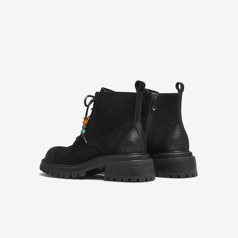 TATA/他她2025冬百搭时尚简约女马丁靴新款CF601DD5