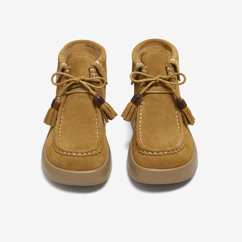 TATA/他她2025冬厚底女日常休闲勃肯鞋新款4WY01DD5