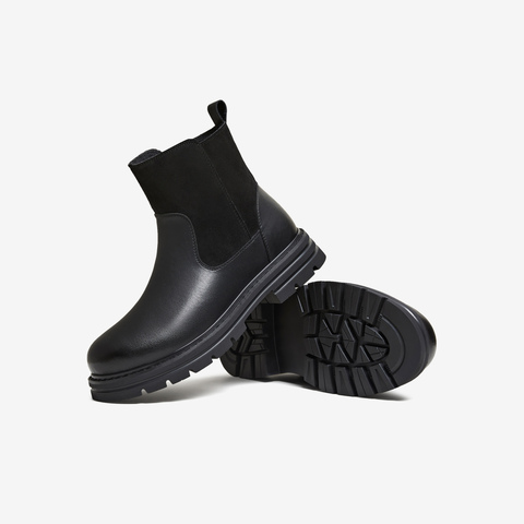 TATA/他她2025冬商场同款时尚简约百搭男士切尔西靴新款VPN01DD5