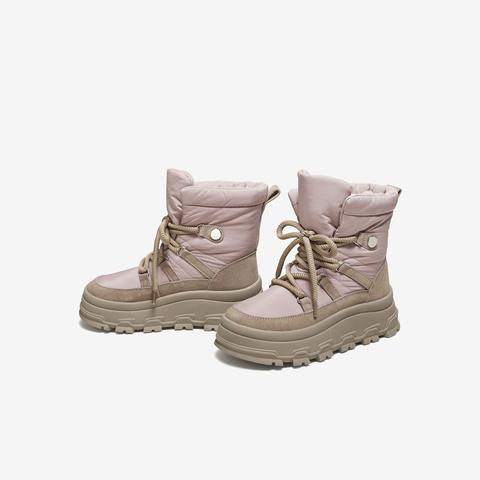 TATA/他她2025冬商场同款时尚百搭女休闲雪地靴新款CHV02DZ5