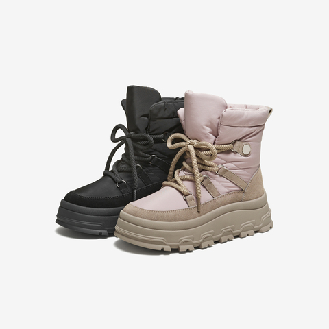TATA/他她2025冬商场同款时尚百搭女休闲雪地靴新款CHV02DZ5