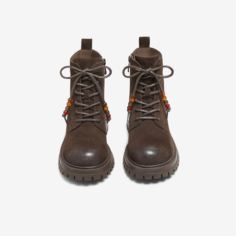 TATA/他她2025冬百搭时尚简约女马丁靴新款CF601DD5