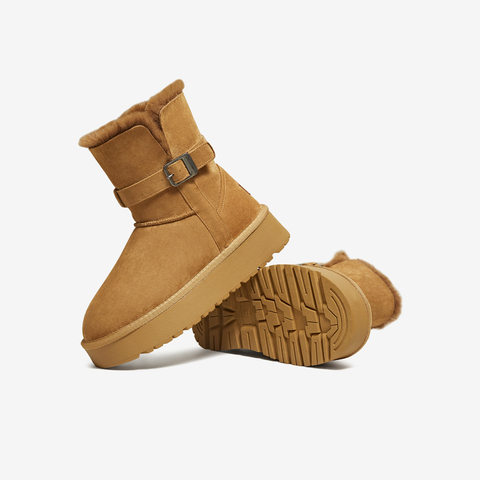 TATA/他她2025冬百搭时尚简约女雪地靴新款CJD01DZ5