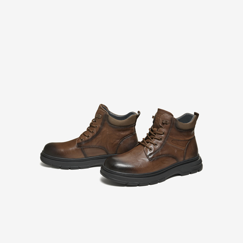 TATA/他她2025冬商场同款时尚简约百搭男士靴新款OGC01DD5