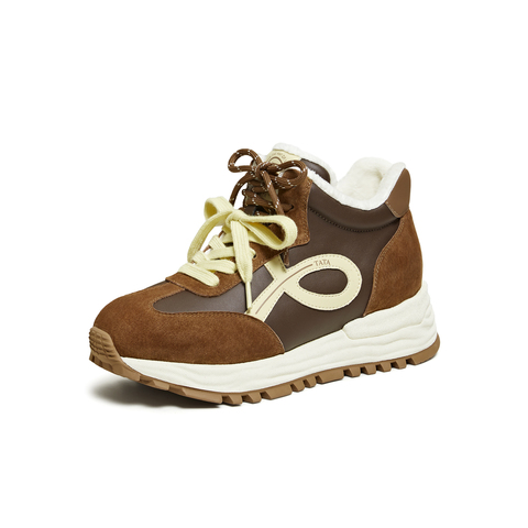 TATA/他她2025冬商场同款百搭时尚简约女阿甘鞋新款WPC16DD5