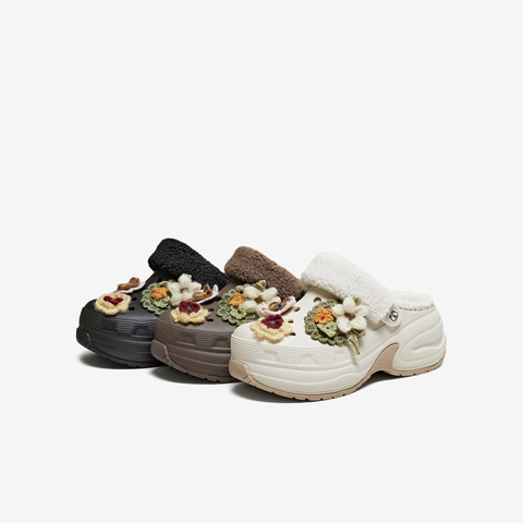 TATA/他她2025冬商场同款时尚休闲女洞洞鞋新款CM902DH5