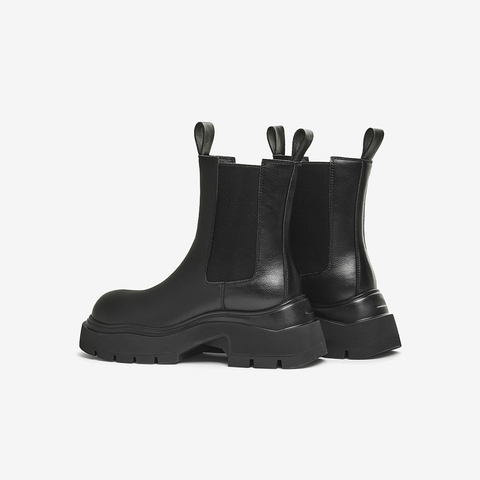 TATA/他她2025冬时尚休闲切尔西靴女新款WJZ06DZ5