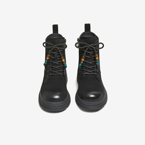 TATA/他她2025冬商场同步时尚简约女马丁靴新款W3M04DD5