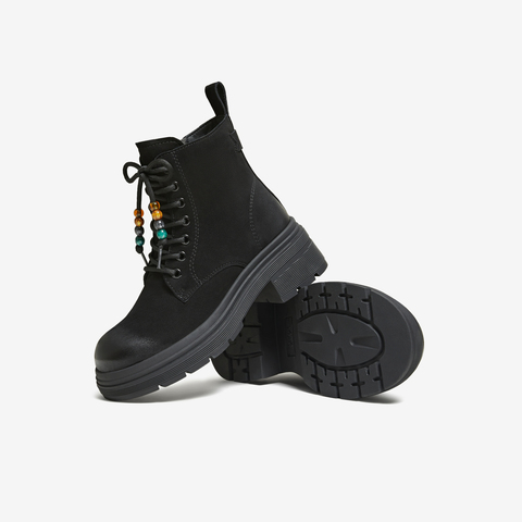 TATA/他她2025冬商场同步时尚简约女马丁靴新款W3M04DD5