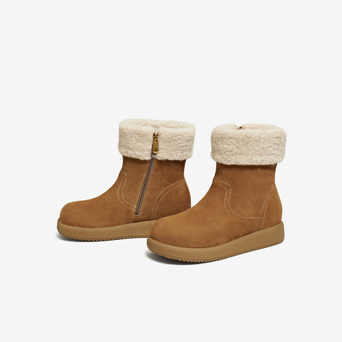 TATA/他她2025冬时尚百搭女休闲靴新款CKX01DZ5