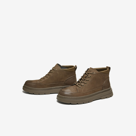 TATA/他她2025冬商场同款时尚简约百搭男士靴新款QJE01DD5