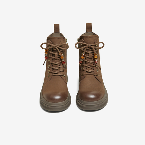 TATA/他她2025冬商场同步时尚简约女马丁靴新款W3M04DD5