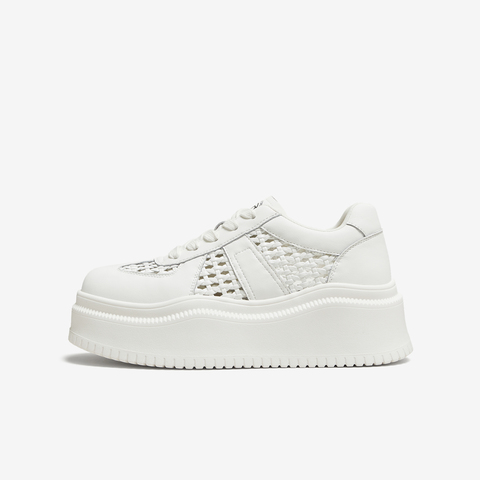 TATA/他她2025夏时尚休闲厚底女板鞋新款CH701BM5