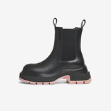 黑(鞋底:粉)-绒里