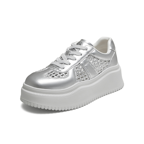 TATA/他她2025夏时尚休闲厚底女板鞋新款CH701BM5