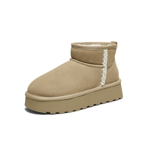 TATA/他她2025冬时尚百搭女休闲雪地靴新款CWW02DD5