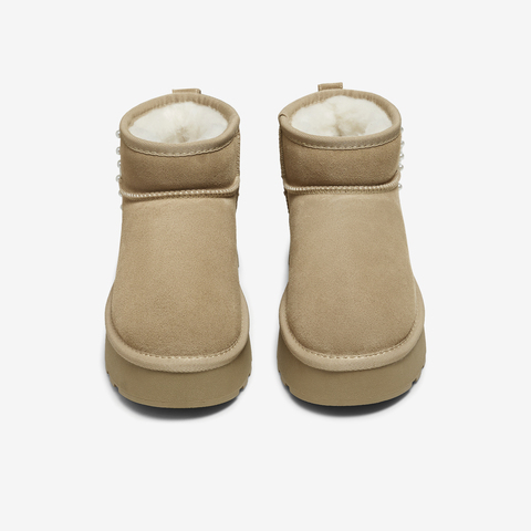 TATA/他她2025冬时尚百搭女休闲雪地靴新款CWW02DD5