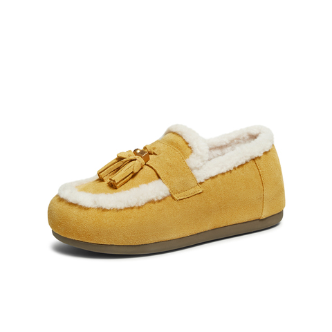 TATA/他她2025冬时尚女日常休闲毛毛鞋新款4WW01DA5