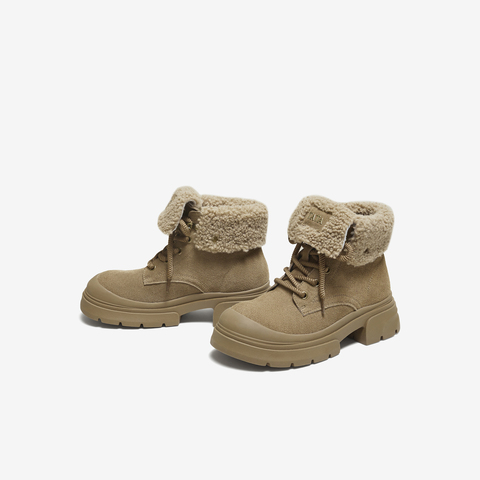 TATA/他她2025冬商场同款百搭时尚简约女马丁靴新款SWD01DD5