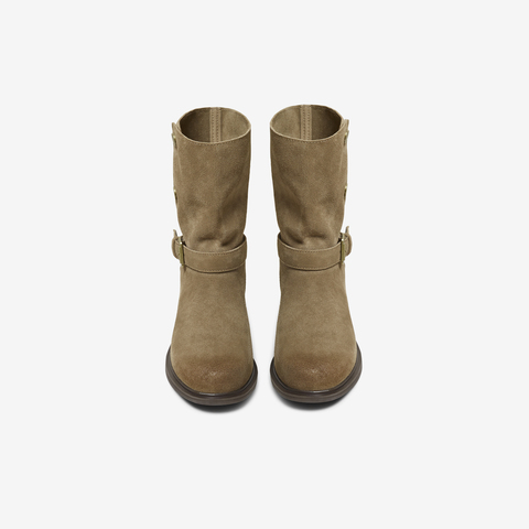 TATA/他她2025冬商场同款百搭时装靴女休闲靴新款CKL02DS5